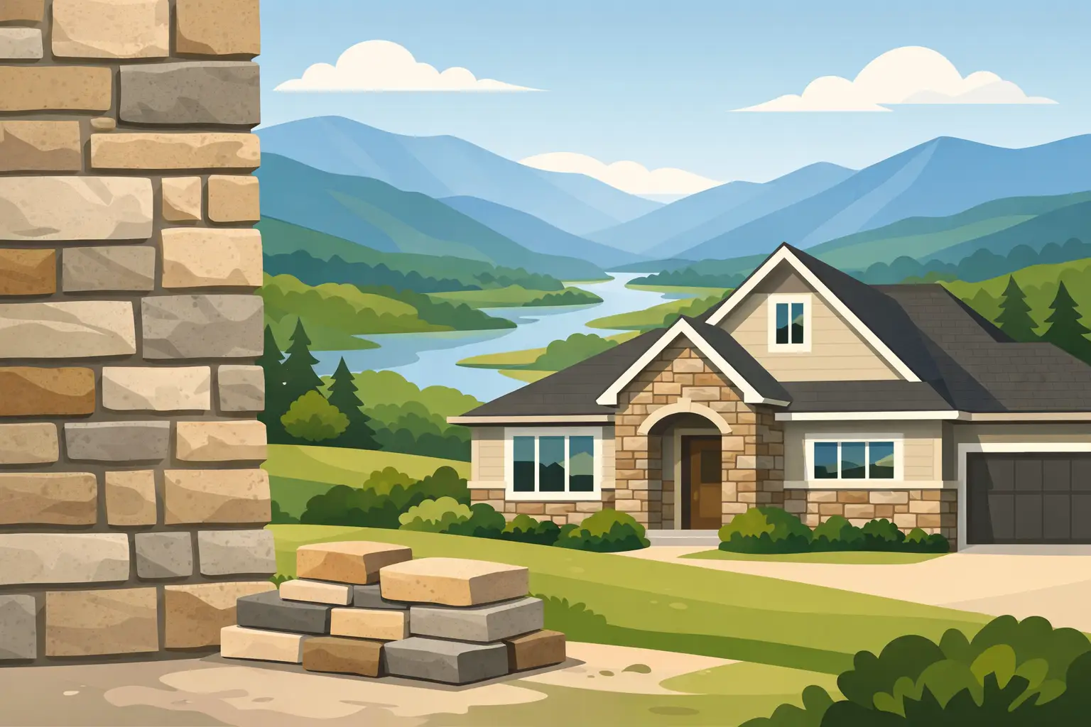 Read more about the article Manufactured Stone Veneer in Shenandoah Valley