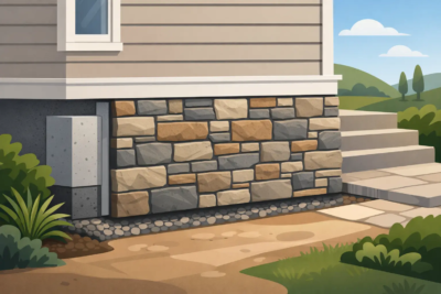 Read more about the article Stone Veneer for Foundation Walls That Works