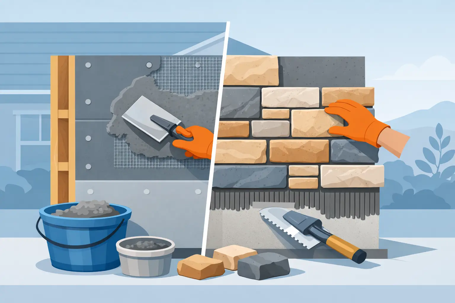 Read more about the article How to Prepare Veneer Walls for Lasting Stonework
