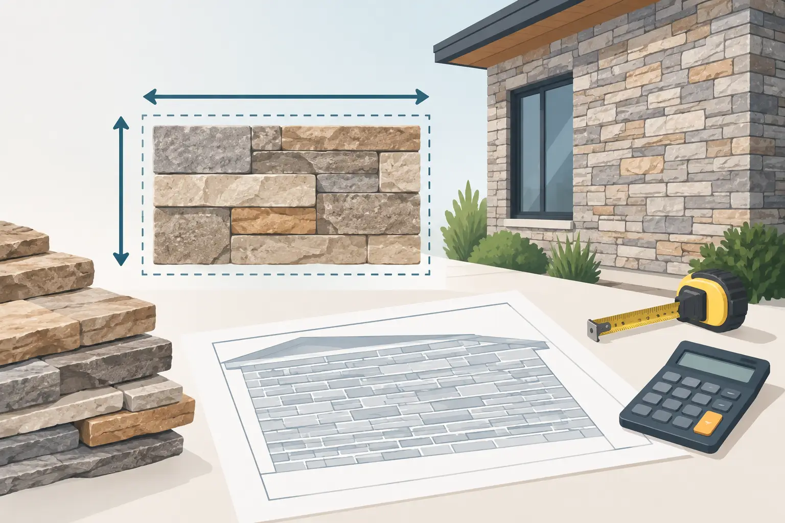 Read more about the article Veneer Coverage Calculation for Stone Projects