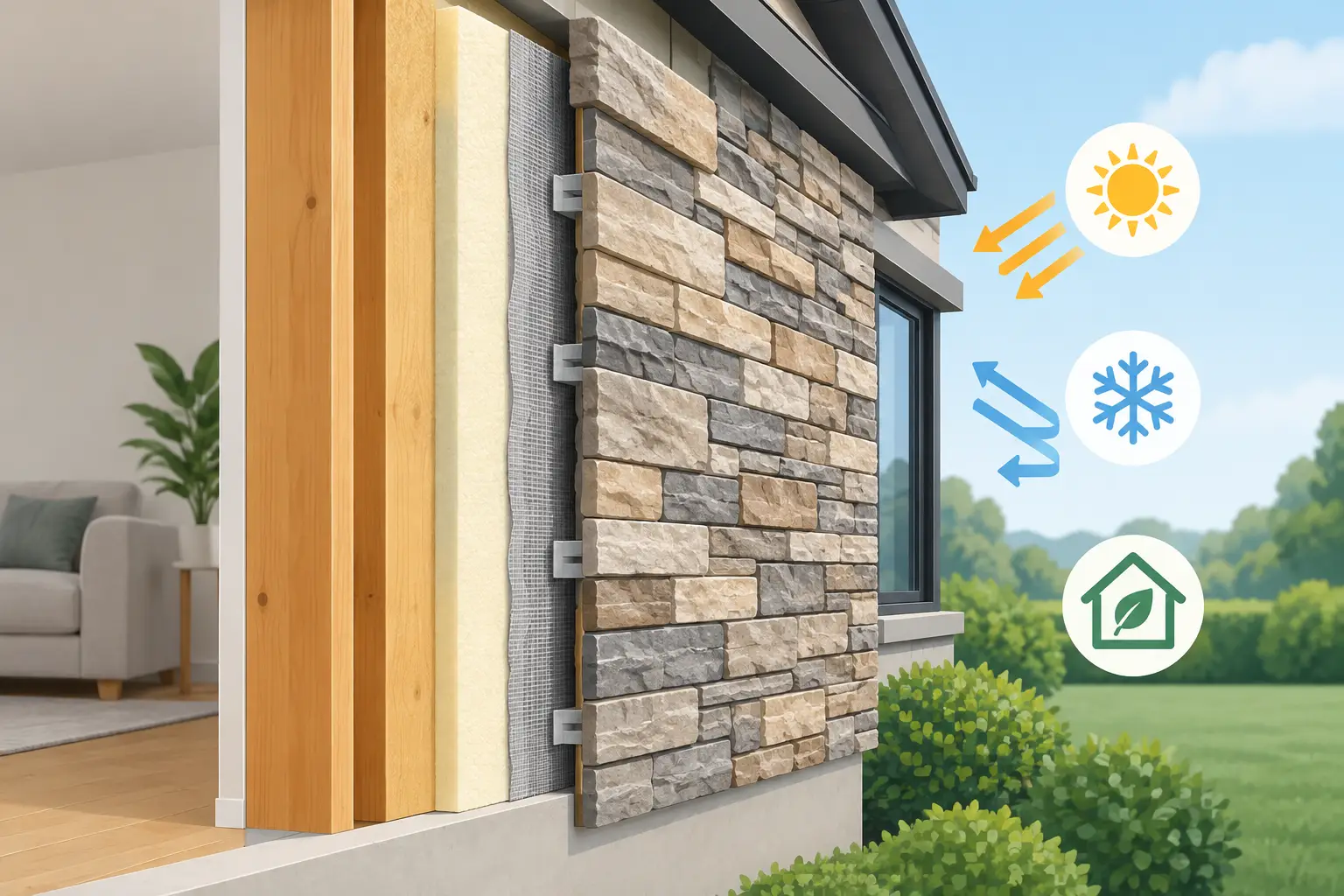 Read more about the article What Stone Veneer Insulation Really Does