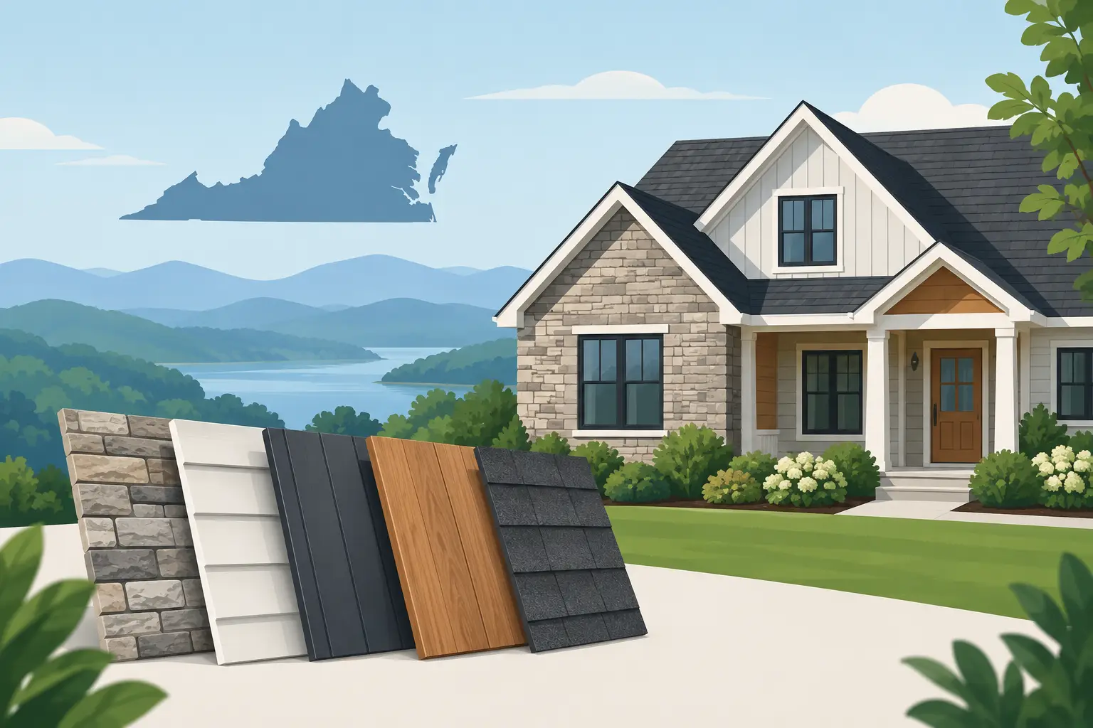 Read more about the article Home Exterior Material Guide for Virginia Homes