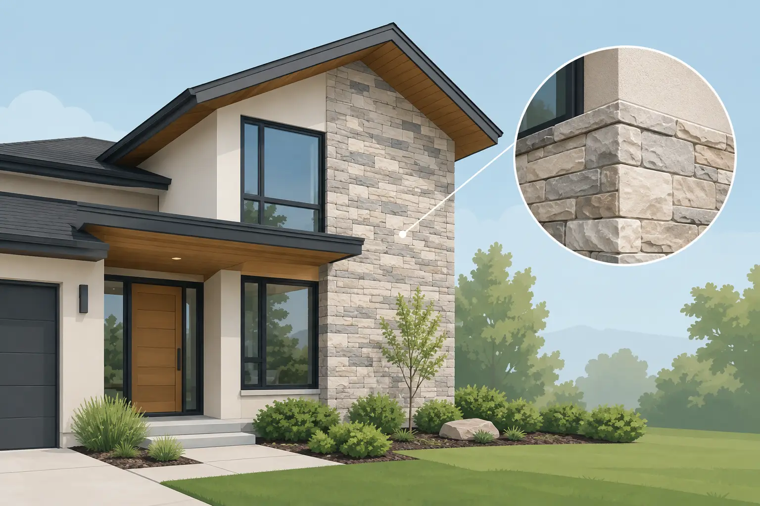 Read more about the article New Construction Veneer That Looks Built In